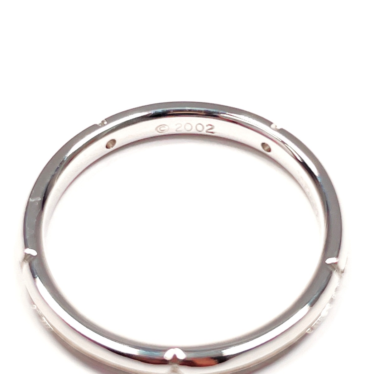 5Pダイヤ ストリー メリカ リング・指輪 シルバー K18ホワイトゴールド 12.5号 レディース