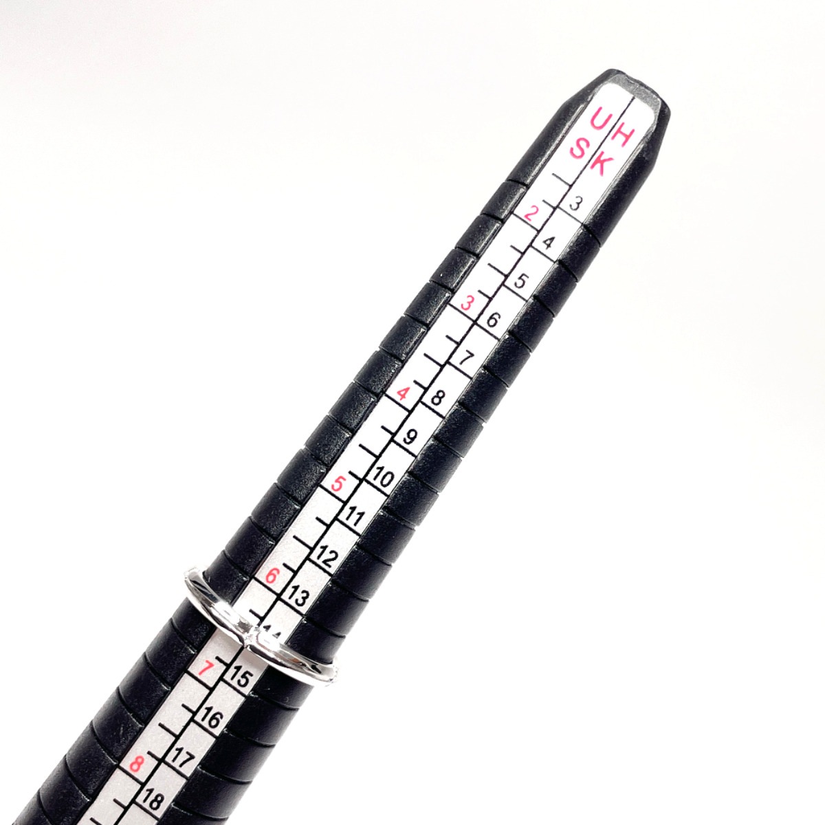 5Pダイヤ ストリー メリカ リング・指輪 シルバー K18ホワイトゴールド 12.5号 レディース