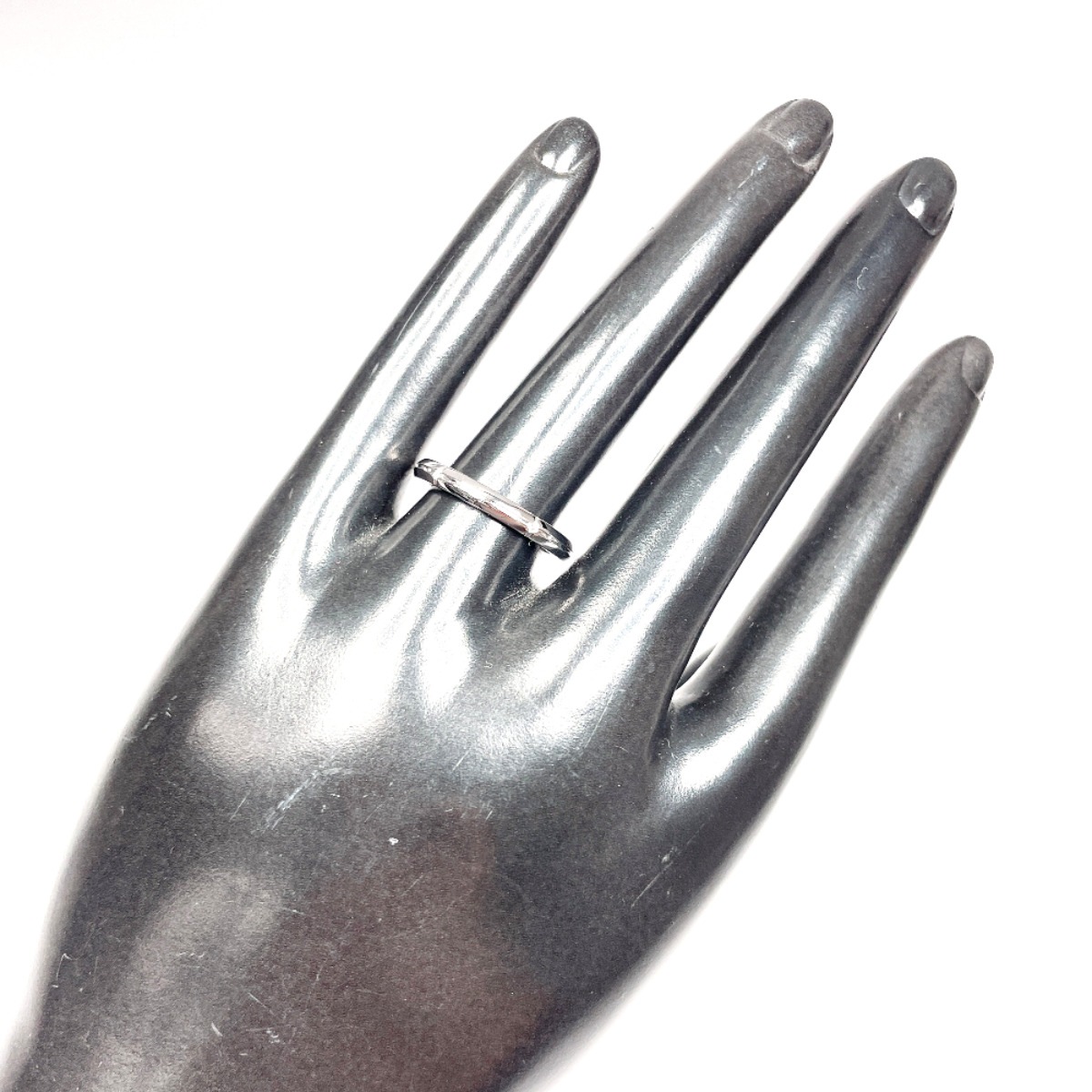 5Pダイヤ ストリー メリカ リング・指輪 シルバー K18ホワイトゴールド 12.5号 レディース