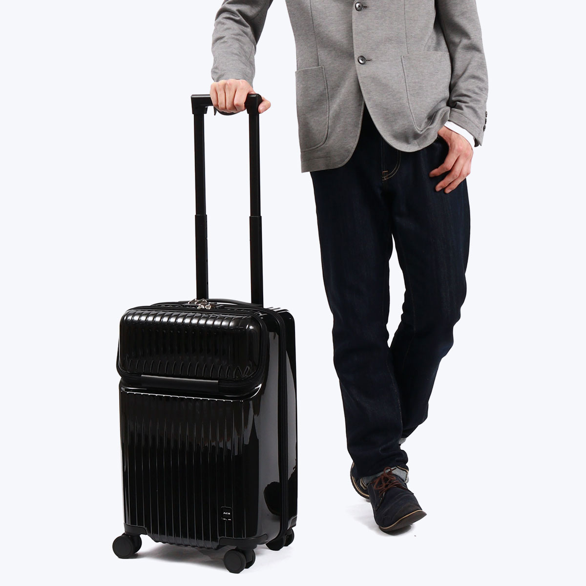 スーツケース 機内持ち込み Sサイズ キャリーケース ストッパー 34L 小型 コンパクト TSA フロントポケット 1泊 2泊 旅行 タッシェ 06536