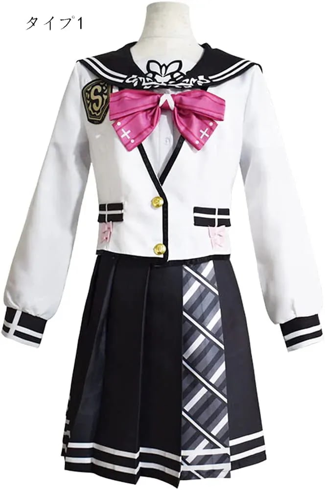 YouTuber VTuber にじさんじ所属 バーチャル 健屋花那 セーラー服 コスプレ用衣装 ウイッグ付き コスチューム 変身 仮装 変装 YouTuber VTuber にじさんじ所属 バーチャル 健屋花那 セーラー服 コスプレ用衣装 ウイッグ付き コスチューム 変身 仮装 変装