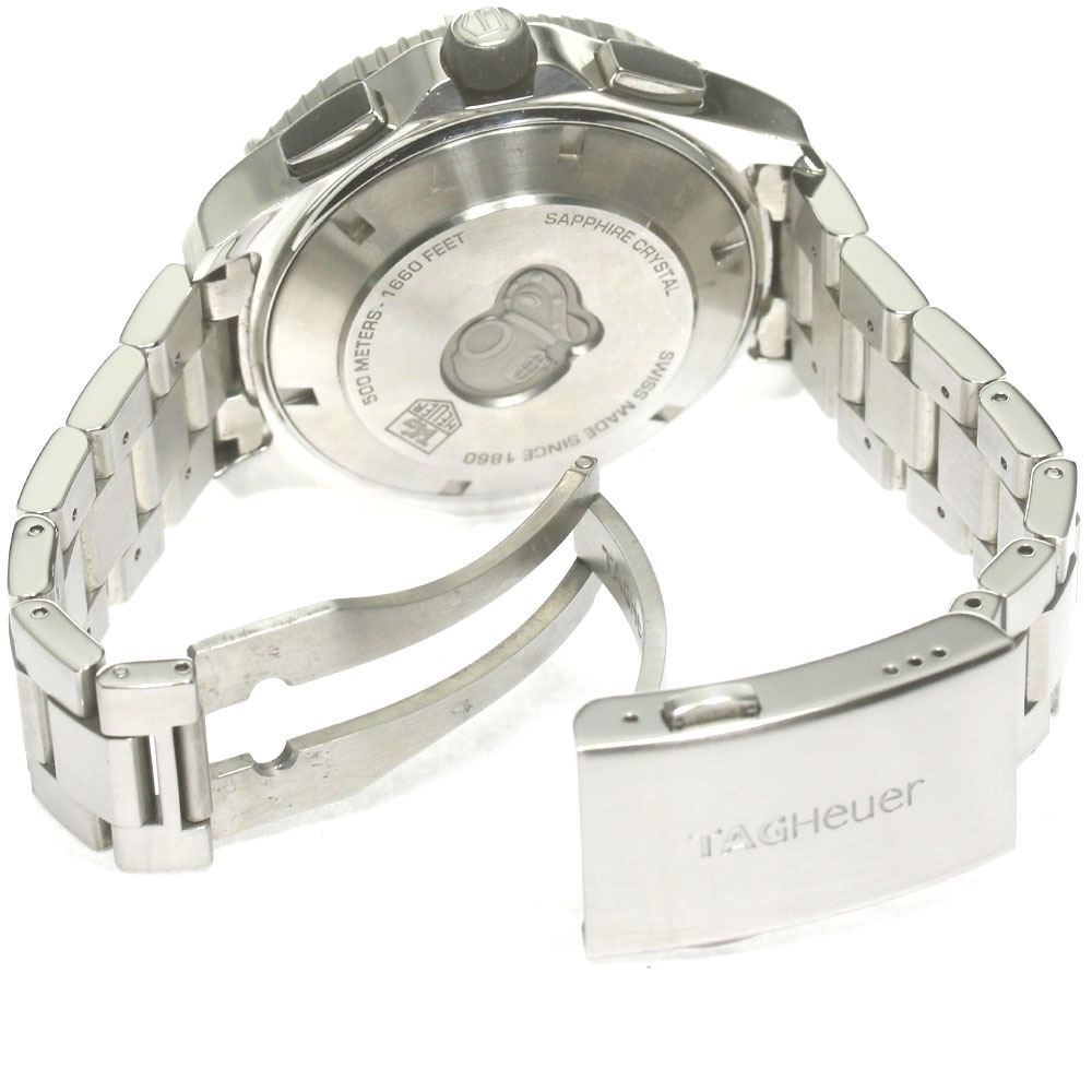 タグホイヤー TAG HEUER CAK2110 アクアレーサー クロノグラフ デイト 自動巻き メンズ _842119【中古】