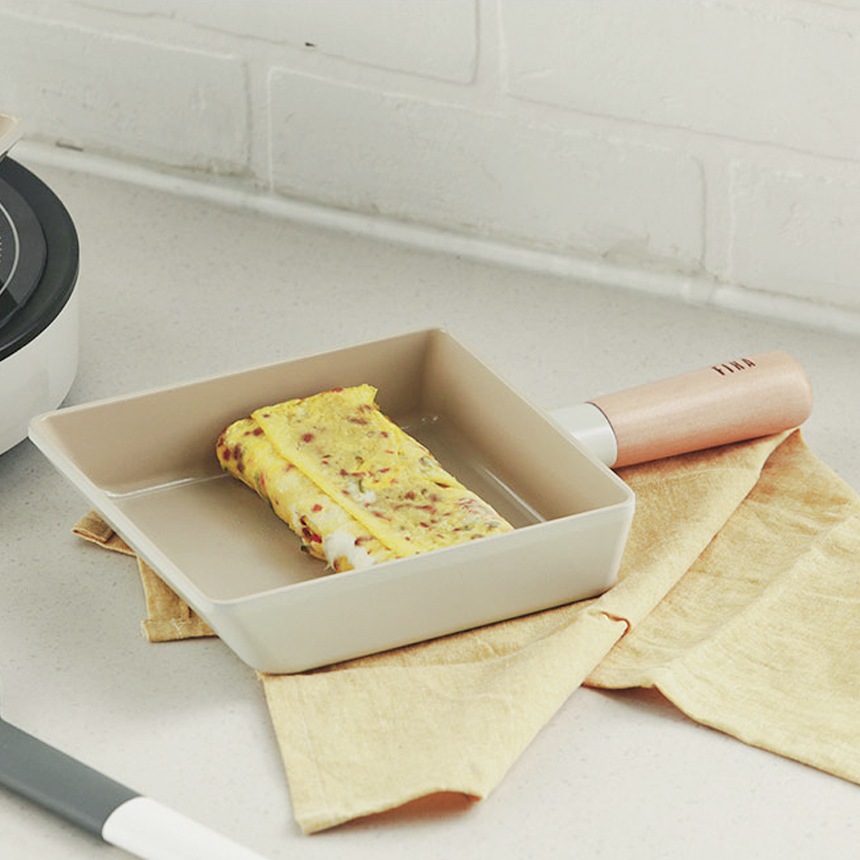 FIKA IHフライパン 2ピース (15cm + 18cm) PFOAフリー ホワイト billgavett.com