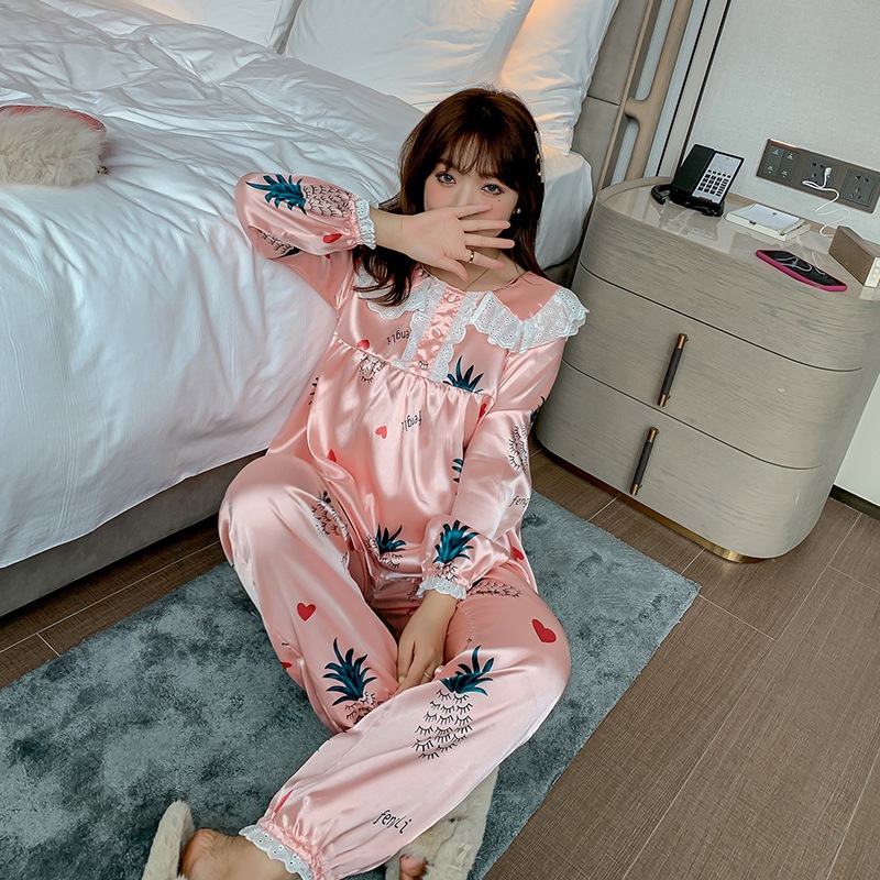 韓国ファッション レディース パジャマ 大きいサイズ ルームウェア 2点上下セット 部屋着 かわいい