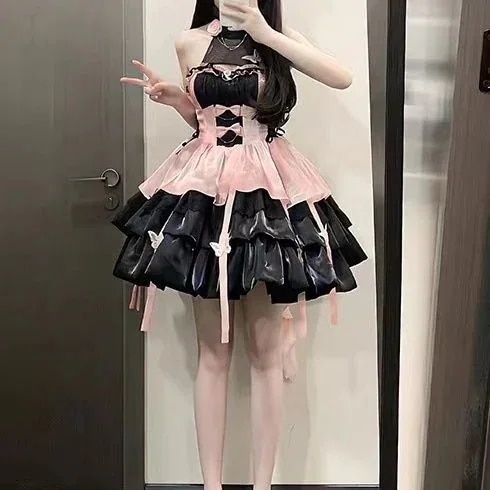 キキョウハウス 恋の神様の御用心 ロリータ ロリータ サスペンダー 可愛い プリンセスドレス ショートスカート 夏 キキョウハウス 恋の神様の御用心 ロリータ ロリータ サスペンダー 可愛い プリンセスドレス ショートスカート 夏