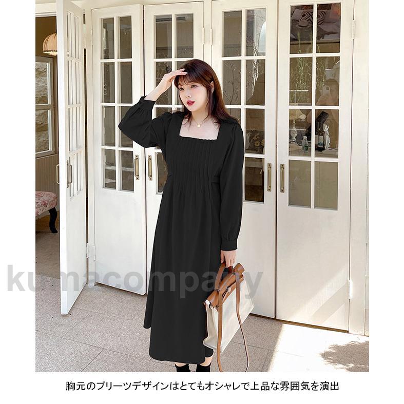 ワンピース ロング丈 マキシ丈 長袖 大きいサイズ スクエアネック プリーツ 腰ひも Aライン ゆったり 着やせ ソフト 肌着 シンプル 無地 快適 着回し ワンピース ロング丈 マキシ丈 長袖 大きいサイズ スクエアネック プリーツ 腰ひも Aライン ゆったり 着やせ ソフト 肌着 シンプル 無地 快適 着回し