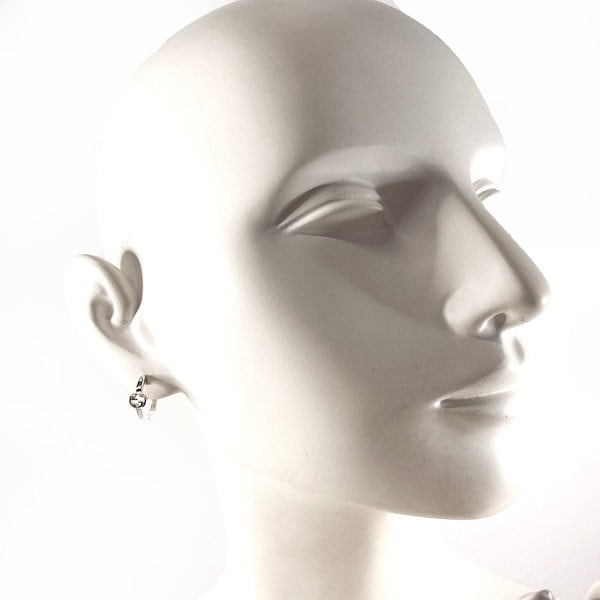 GUCCI インターロッキングG シルバー フープピアス(片耳) GUCCI グッチ ピアス インターロッキングG フープピアス シルバー925