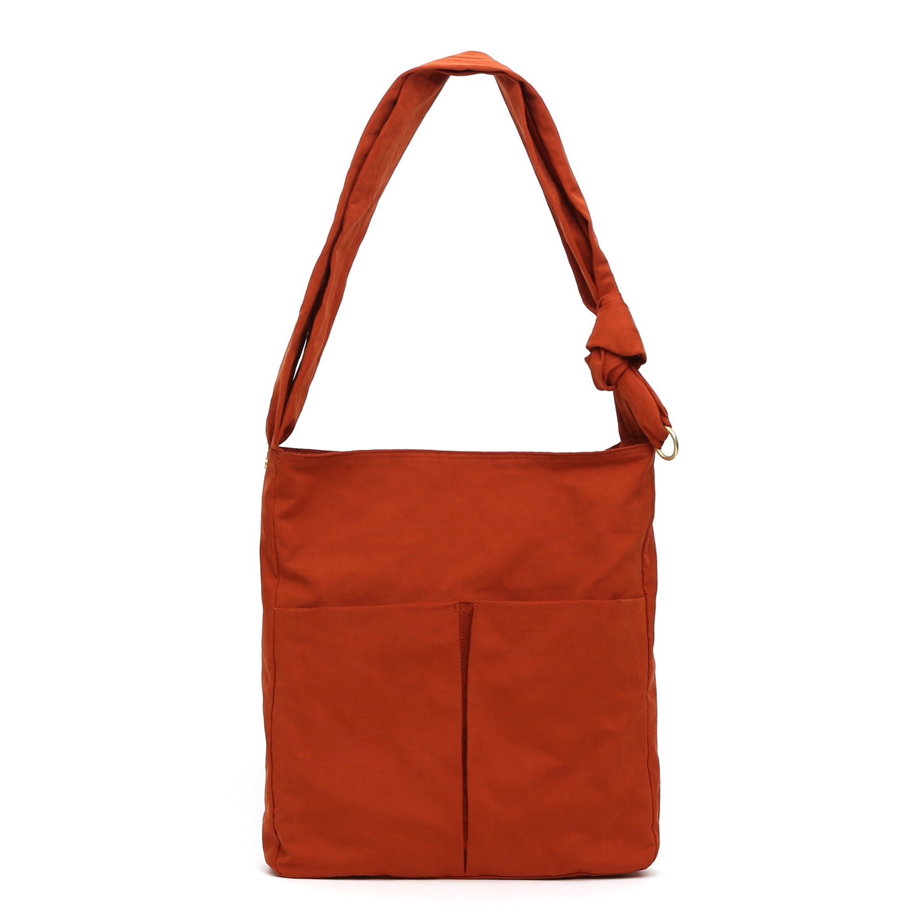 UNDERCONTROL正規品 SQUARE BAG / WRINKLE / NPC / BRICK ORANGEひもの束カバン本社直入業者韓国ファッションの基本ショルダーバッグ