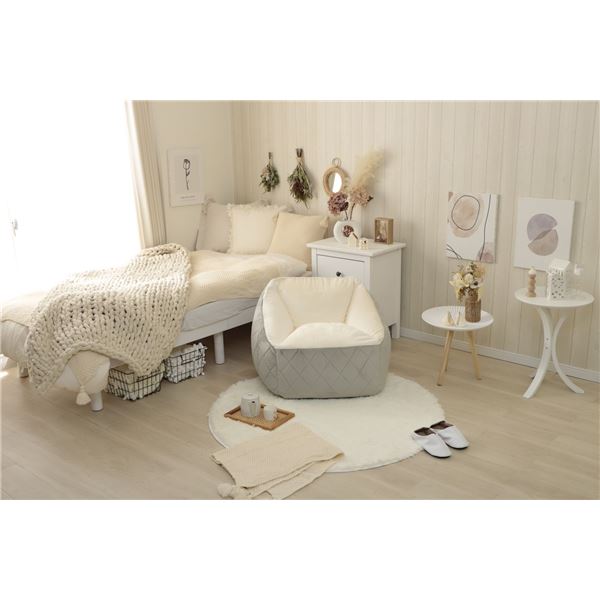 ビーズソファ ピンク 肘付き 日本製 ダイヤキルト仕様 リビング 1人掛けソファー ビーズソファ ピンク 肘付き 日本製 ダイヤキルト仕様 リビング 1人掛けソファー