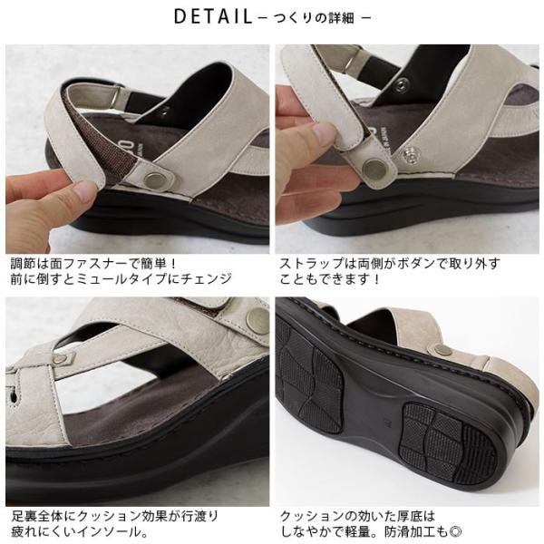 グレー ストラップ付きサンダル　NICO Qoo10] NICO ニコ サンダル ストラップ 厚