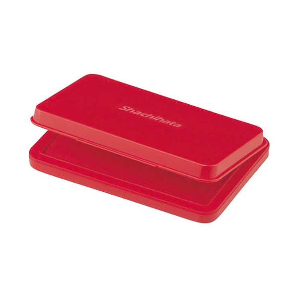 スタンプ台 HGN-2-R 中形 赤 10個