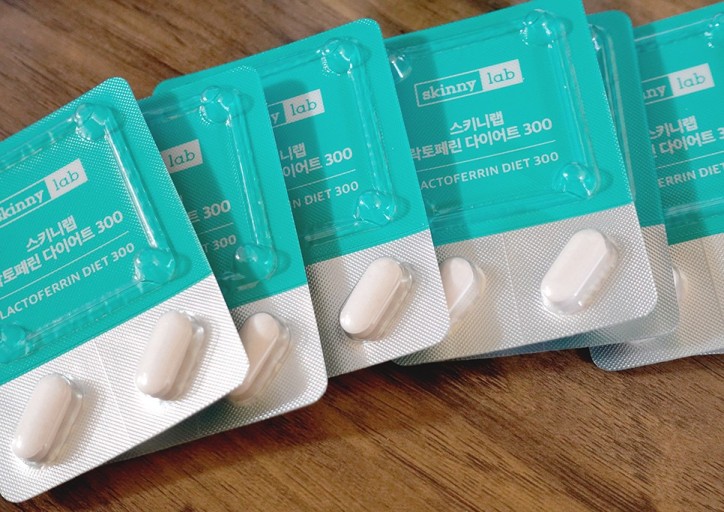 [1+1+1+1] ラクトフェリン ダイエット300(800mg x 14C) 初乳タンパク質内臓脂肪の減少 韓国食品 /skinny lab