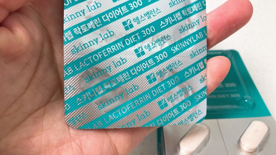 [1+1+1+1] ラクトフェリン ダイエット300(800mg x 14C) 初乳タンパク質内臓脂肪の減少 韓国食品 /skinny lab