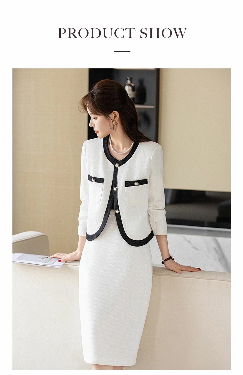 【急速出荷】クルーネックスーツジャケットとスカートセット レディース セットアップ 2点セット スーツ フォーマルフェミニン きれいめ 秋 エレガント 大人 卒業式 入学式 謝恩会 二次会 お呼ばれ