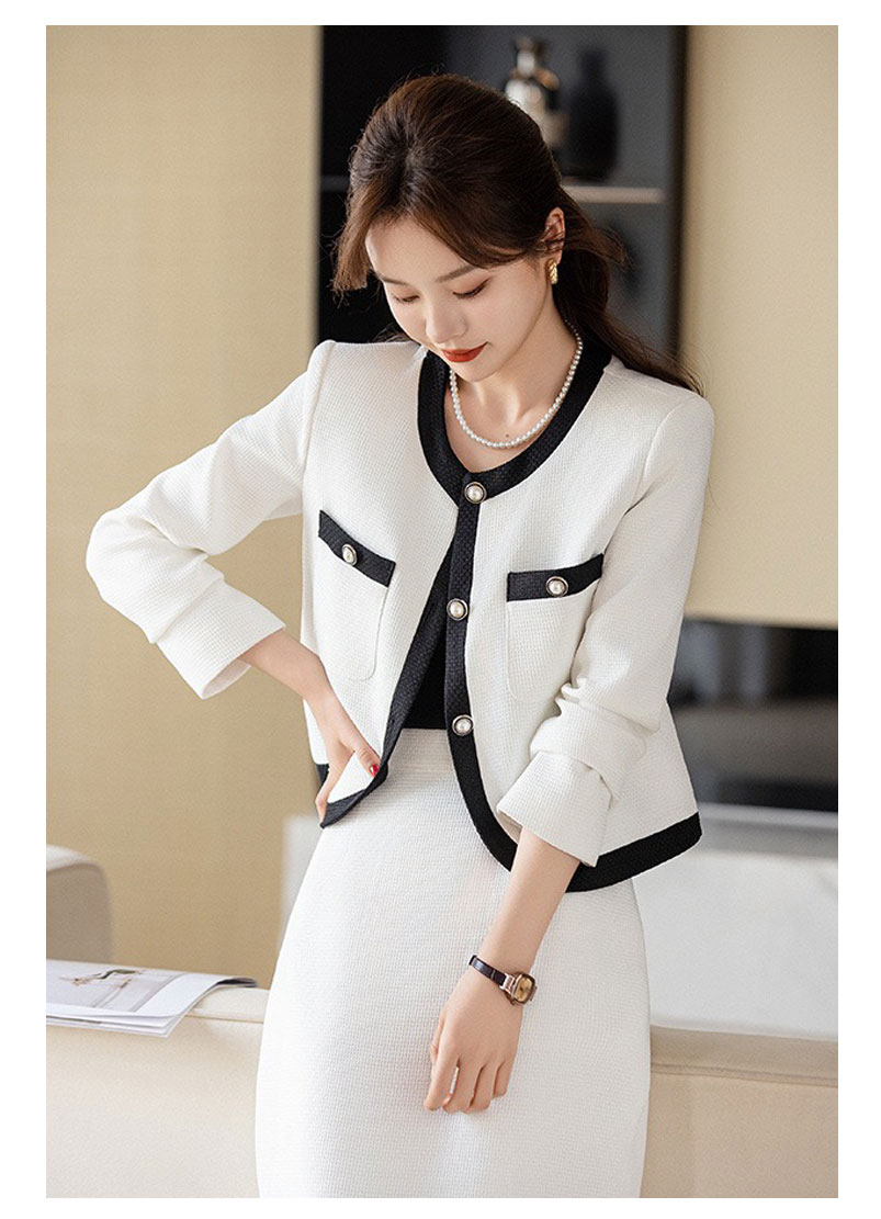 【急速出荷】クルーネックスーツジャケットとスカートセット レディース セットアップ 2点セット スーツ フォーマルフェミニン きれいめ 秋 エレガント 大人 卒業式 入学式 謝恩会 二次会 お呼ばれ