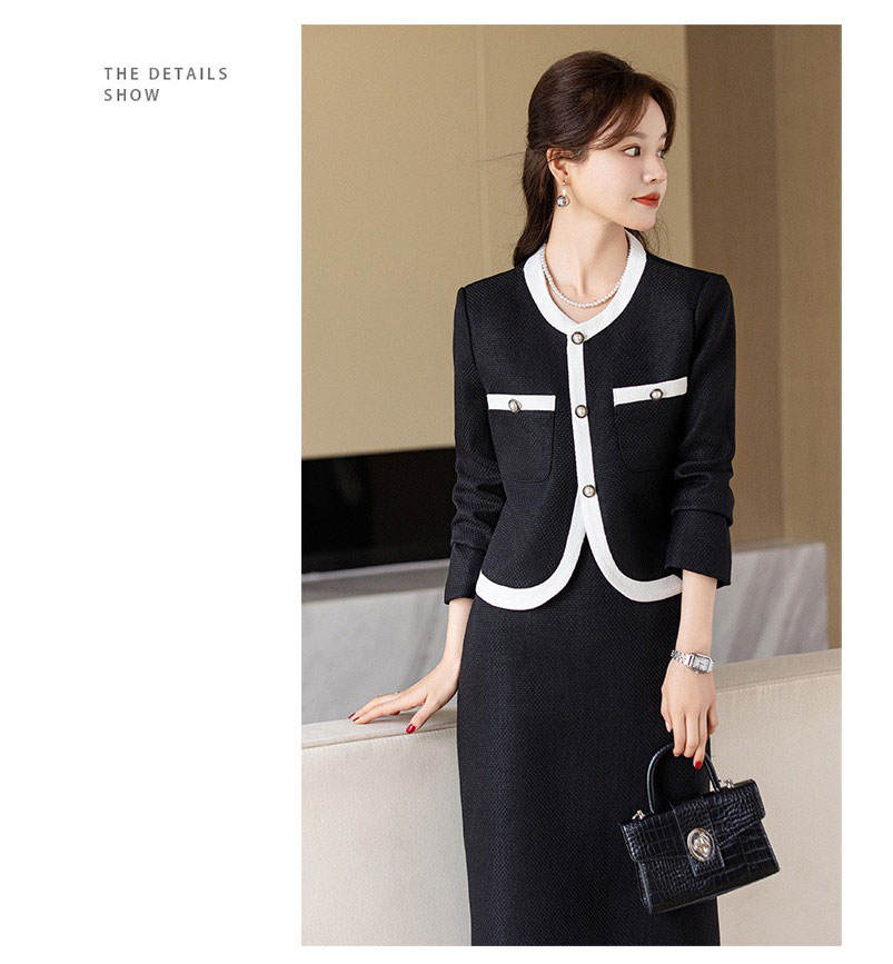 【急速出荷】クルーネックスーツジャケットとスカートセット レディース セットアップ 2点セット スーツ フォーマルフェミニン きれいめ 秋 エレガント 大人 卒業式 入学式 謝恩会 二次会 お呼ばれ