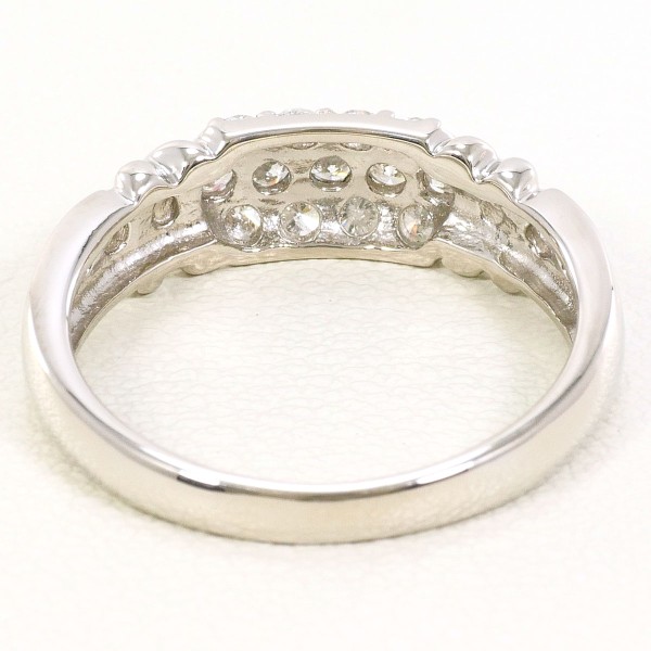 PT900 プラチナ リング 指輪 12号 ダイヤ 0.42 総重量約4.2g ジュエリー 中古 PT900 プラチナ リング 指輪 12号 ダイヤ 0.42 総重量約4.2g ジュエリー 中古