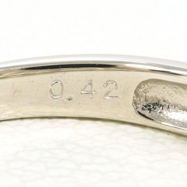 PT900 プラチナ リング 指輪 12号 ダイヤ 0.42 総重量約4.2g ジュエリー 中古 PT900 プラチナ リング 指輪 12号 ダイヤ 0.42 総重量約4.2g ジュエリー 中古