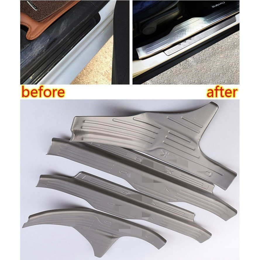 スバル SUBARU レガシィアウトバック Outback スカッフプレート ステップインナーガーニッシュ 4P 傷予防 内装 スバル SUBARU レガシィアウトバック Outback スカッフプレート ステップインナーガーニッシュ 4P 傷予防 内装