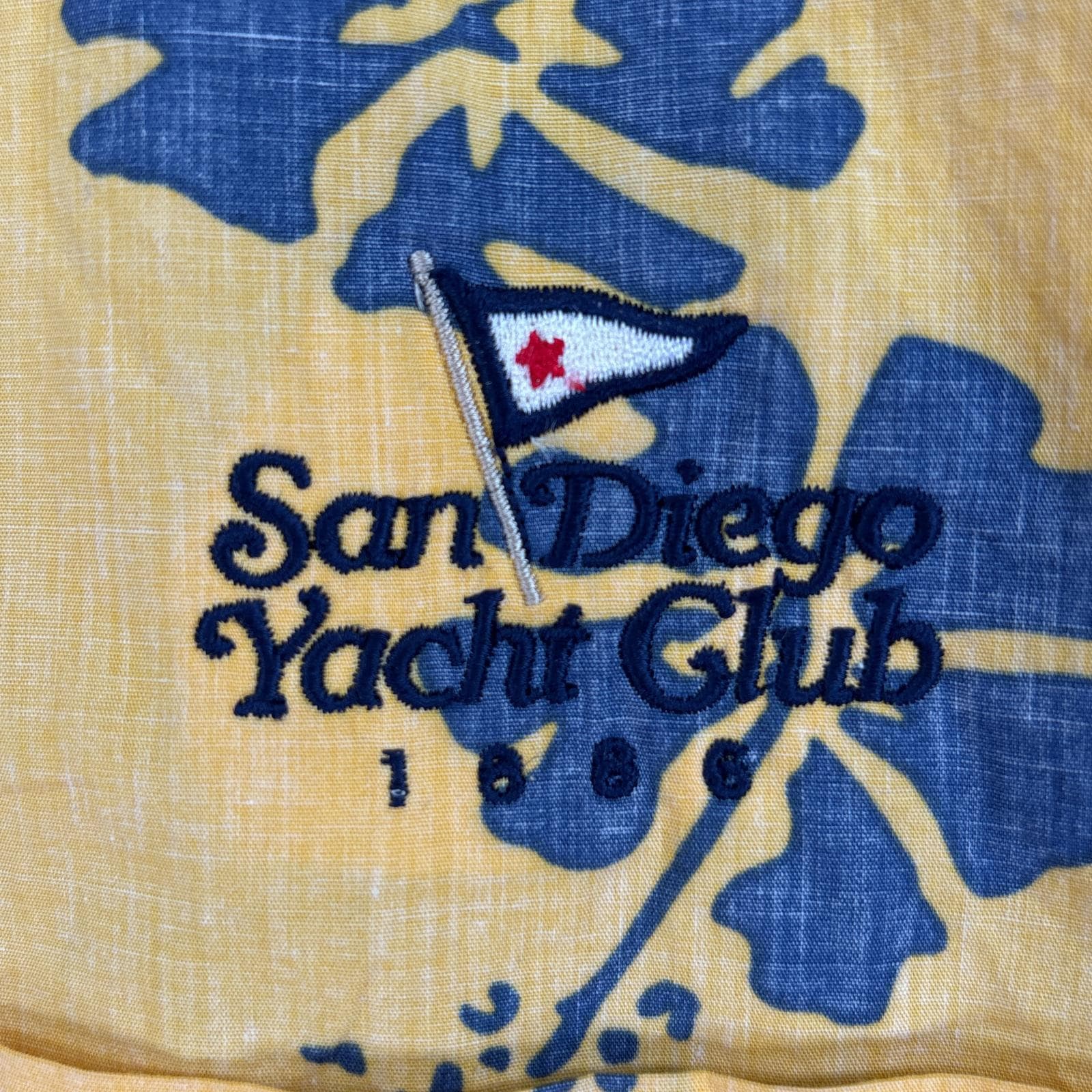 古着 90s/90年代 半袖シャツ アロハ ハワイ製 インサイドアウト XXL イエロー 総柄 メンズ