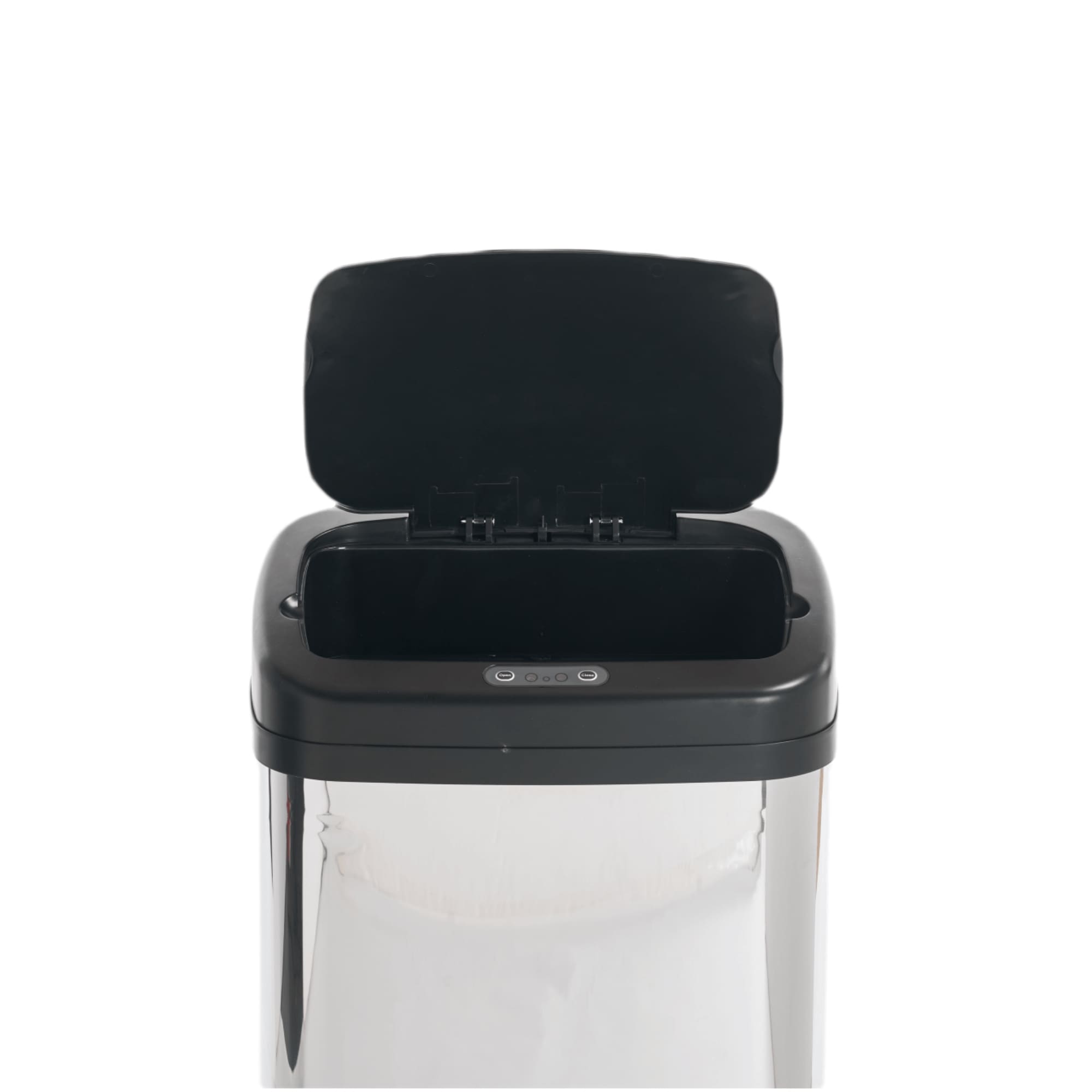 2個セット】【人気商品】センサー全自動開閉式 ゴミ箱 大容量45L シルバー