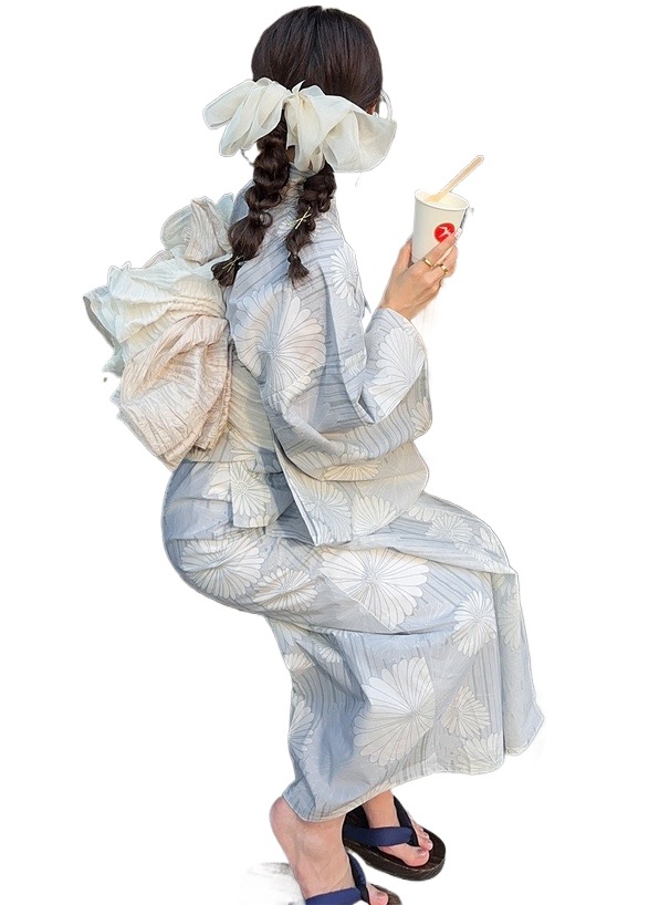 浴衣伝統和風ワンピース二部式分体浴衣純綿 浴衣伝統和風ワンピース二部式分体浴衣純綿