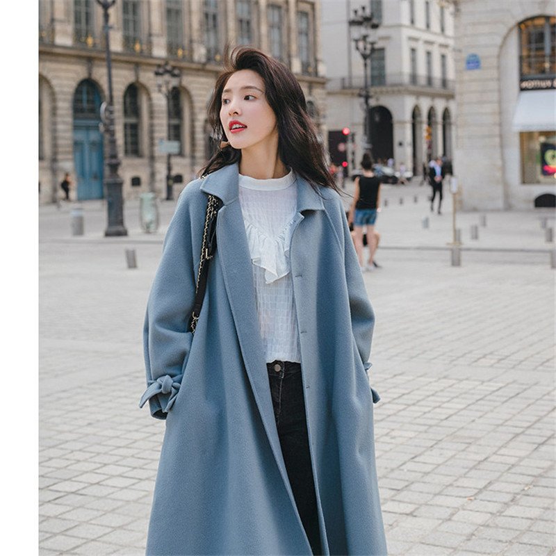 チェスターコート レディース ベルト付き トレンチコート アウ ロングコート ラシャコート ロング丈