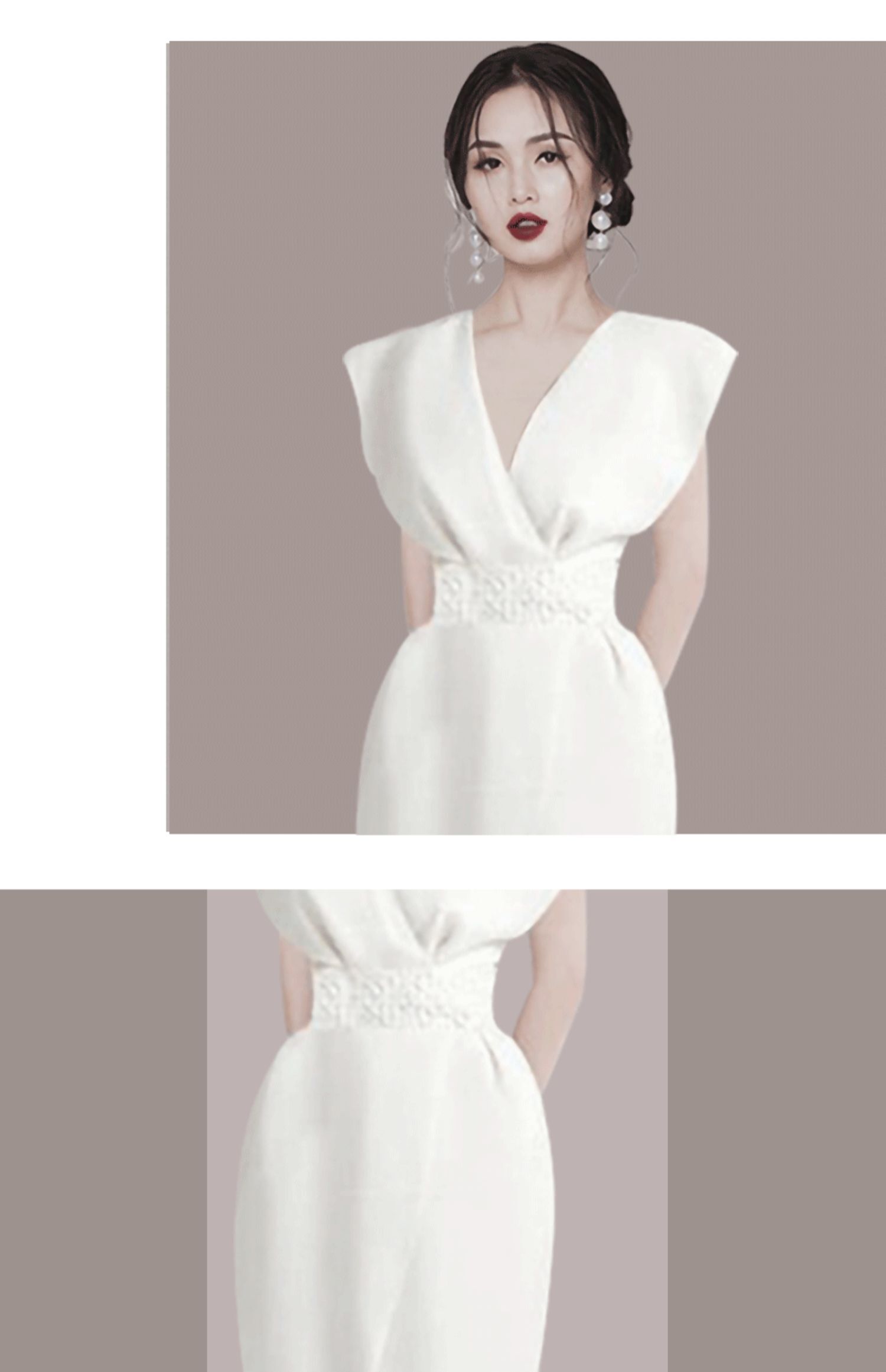 ドレス ワンピース パーティー 結婚式 二次会 披露宴 ステージ 舞台 キャバ ダンス 衣装 コスプレ ラウンジ クラブ 膝下 ロング 袖なし ノースリーブ Vネック スレンダー タイト スリム