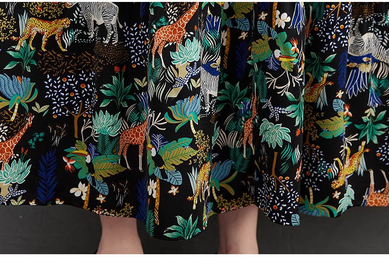 TK0059 ワンピース 半袖 アニマル ボタニカル柄 ラップドレス トロピカル柄 マキシ Aライン シフォン ロングフレア TK0059 ワンピース 半袖 アニマル ボタニカル柄 ラップドレス トロピカル柄 マキシ Aライン シフォン ロングフレア