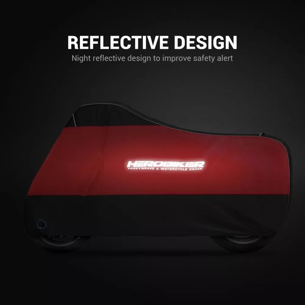 Herobiker-ユニバーサルモーターサイクルカバー 防水 屋外 uv保護 スクーター オールシーズン 防塵 Herobiker-ユニバーサルモーターサイクルカバー 防水 屋外 uv保護 スクーター オールシーズン 防塵