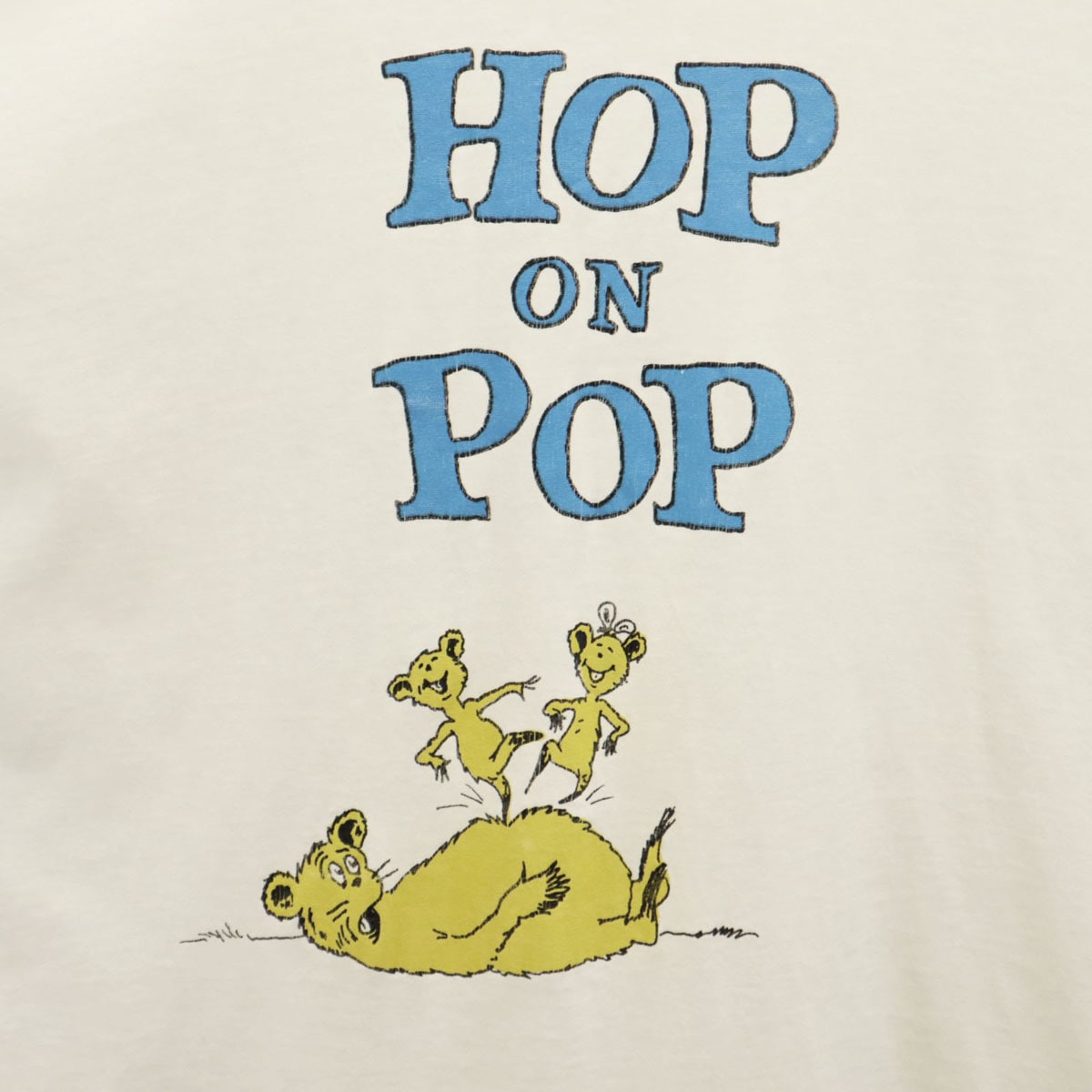80s 90s オールド ドクター・スース HOP ON POP 半袖 Tシャツ ホワイト シングルステッチ メンズ 古着 80s 90s オールド ドクター・スース HOP ON POP 半袖 Tシャツ ホワイト シングルステッチ メンズ 古着