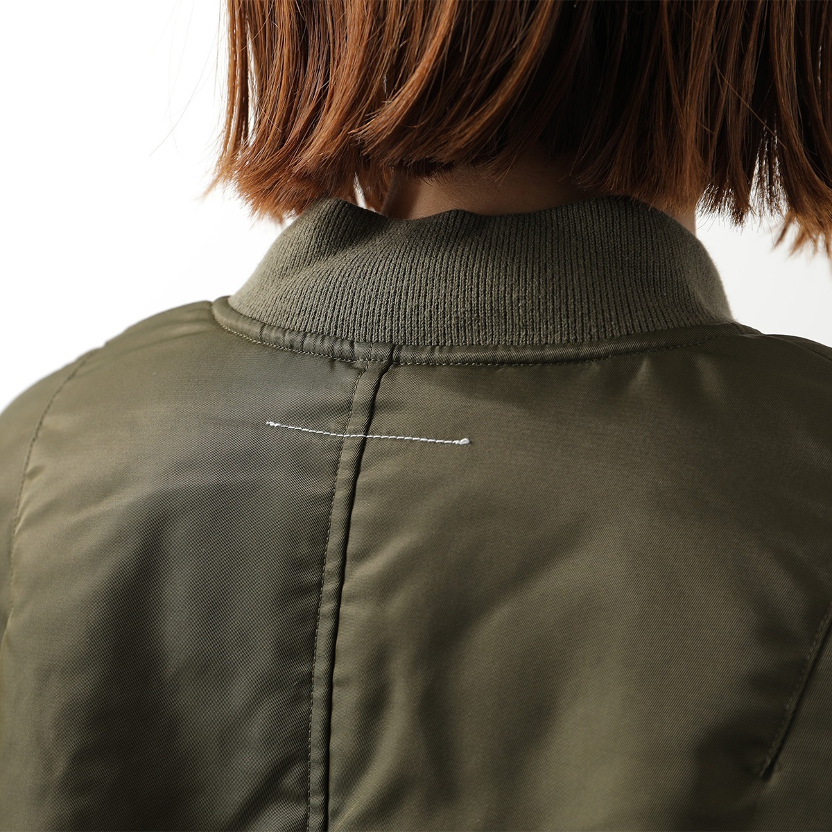 MM6 KIDS エムエムシックス メゾンマルジェラ キッズ ブルゾン M60832 MM03B パテッド ナイロン ボンバージャケット MA-1 ロゴ刺繍パッチ M6514