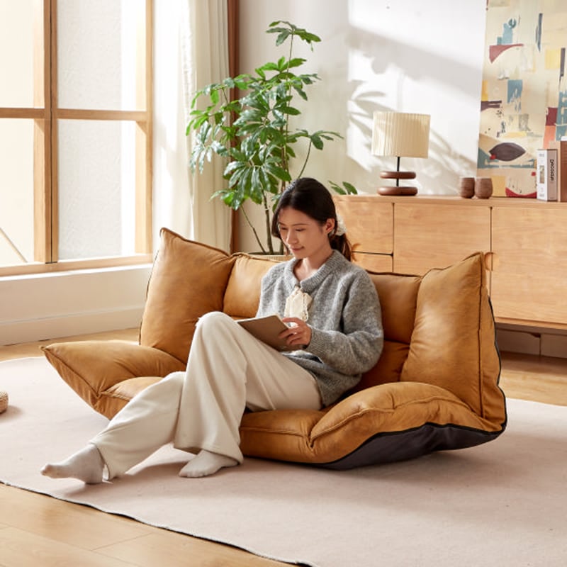 [ URBAN ] マルチリクライニング ソファ ペットがいても安心のひっかき傷に強い生地を使用 犬 猫の爪に強い ソファベッド 2人掛け ローソファー ［5か所14段階リクライニング 自分好みに形が