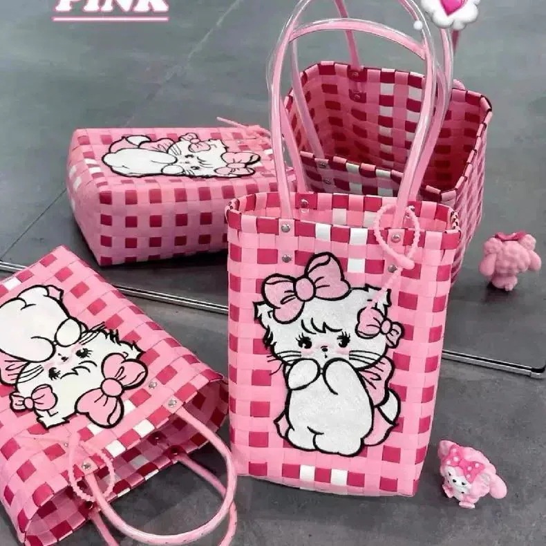 Mikko編み野菜かご学院風ハンドバッグ外出旅行ショルダーバッグ風呂化粧品収納バッグ Mikko編み野菜かご学院風ハンドバッグ外出旅行ショルダーバッグ風呂化粧品収納バッグ