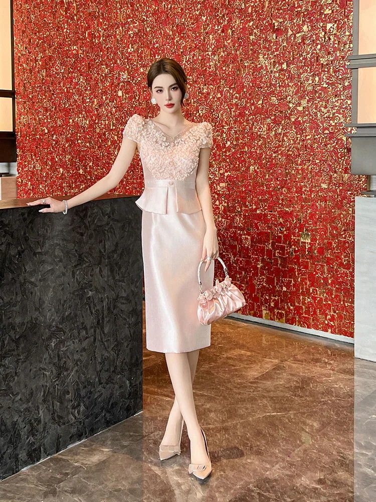 【JY.上品】 2024夏新品 vネック レースドッキング 正式 ワンピース ドレス パーティー キャバ 着痩せ 大人 同窓会 披露宴 卒業式 結婚式 演奏会 ウェディング 二次会 メガ割 【JY.上品】 2024夏新品 vネック レースドッキング 正式 ワンピース ドレス パーティー キャバ 着痩せ 大人 同窓会 披露宴 卒業式 結婚式 演奏会 ウェディング 二次会 メガ割