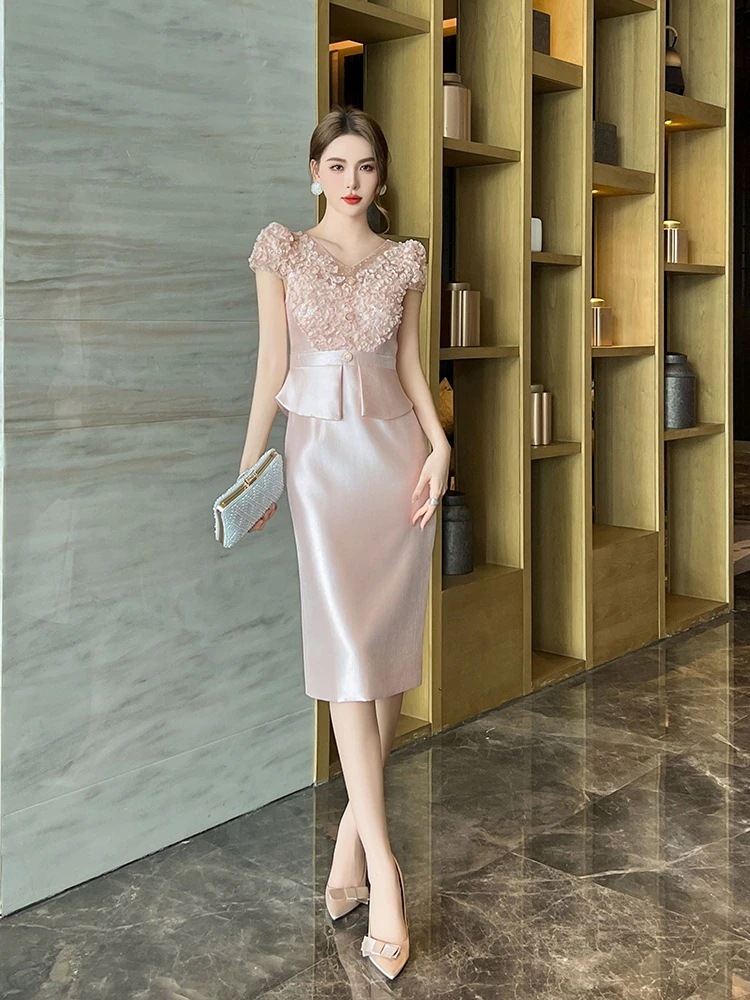 【JY.上品】 2024夏新品 vネック レースドッキング 正式 ワンピース ドレス パーティー キャバ 着痩せ 大人 同窓会 披露宴 卒業式 結婚式 演奏会 ウェディング 二次会 メガ割 【JY.上品】 2024夏新品 vネック レースドッキング 正式 ワンピース ドレス パーティー キャバ 着痩せ 大人 同窓会 披露宴 卒業式 結婚式 演奏会 ウェディング 二次会 メガ割