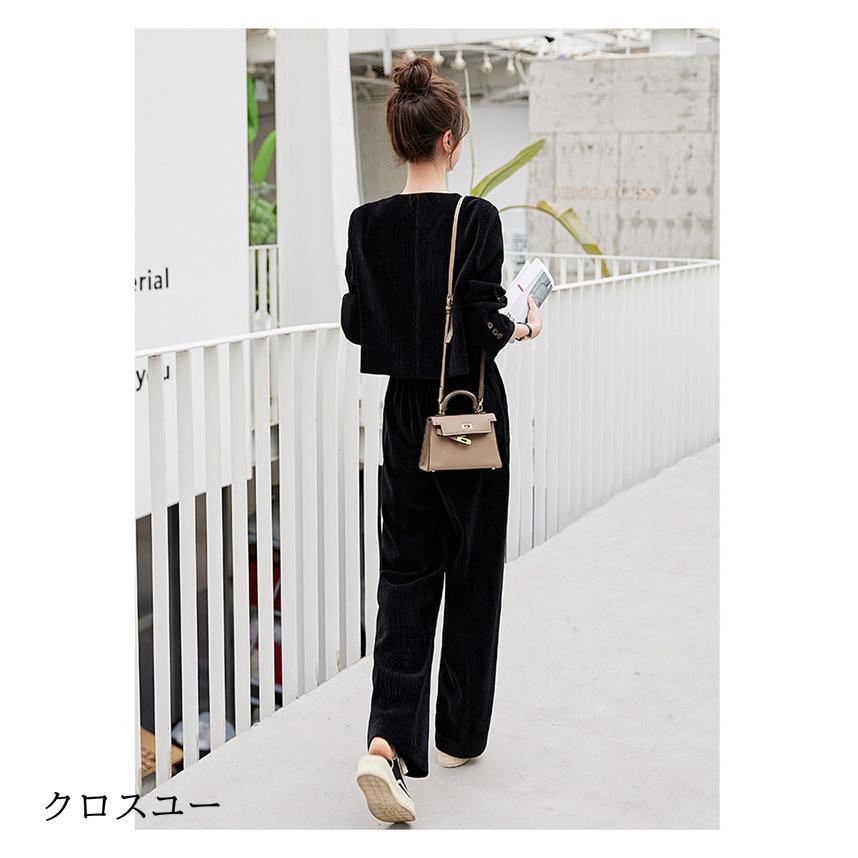 セットアップ レディース パンツスーツ ワイドパンツ パンツドレス コーデュロイ 入学式 スーツ ママ パンツスーツ ビジネス オフィス 入学式 卒業式 入園式