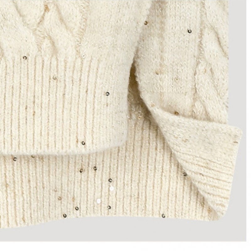 (シーズ・ミス) ケーブルニットベスト_SSKVTO41010_ME