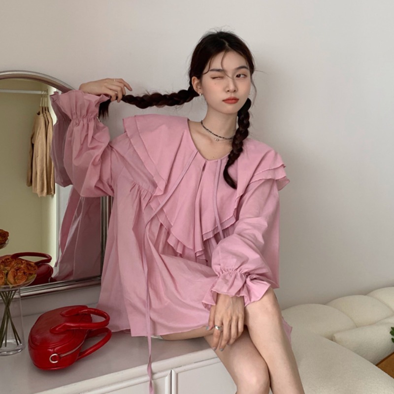 トップス レディース シャツ ブラウス S M L XL 韓国 長袖 ボリューム袖 Vネック フリル ミドル丈 透け感 かわいい 大人可愛い きれいめ シンプル カジュアル 大人 上品 おしゃれ ラフ トップス レディース シャツ ブラウス S M L XL 韓国 長袖 ボリューム袖 Vネック フリル ミドル丈 透け感 かわいい 大人可愛い きれいめ シンプル カジュアル 大人 上品 おしゃれ ラフ