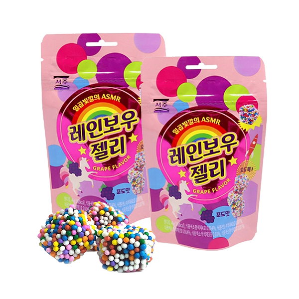 Qoo10] NERDS [韓国 お菓子] ソジュ レインボーゼリ