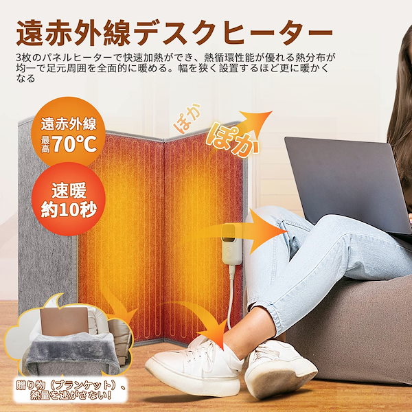 パネルヒーター デスクヒーター 新品 - その他