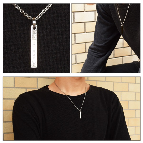 fe-fe ダイヤモンド サージカルステンレス メンズネックレス (45 50cm) ステンレス fe-fe ダイヤモンド サージカルステンレス メンズネックレス (45 50cm) ステンレス