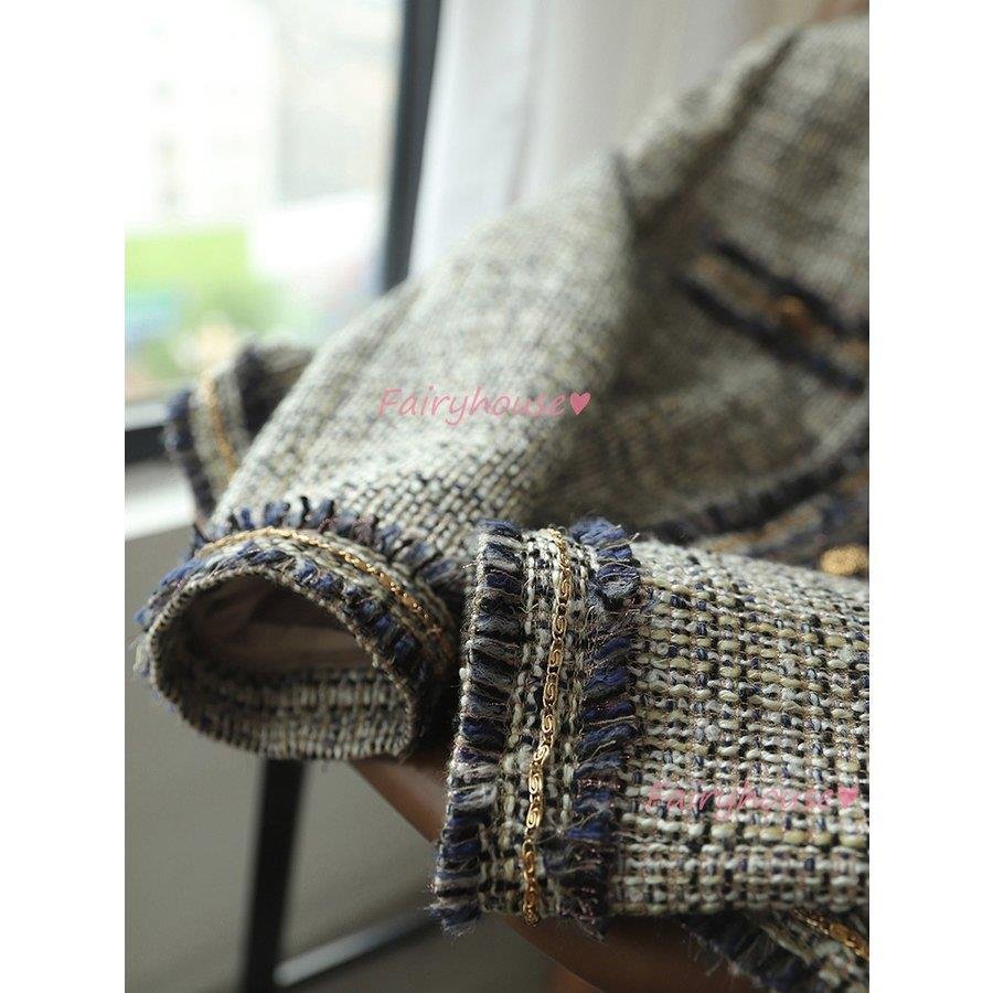 ツイードジャケット レディース 長袖ノーカラージャケット ショット丈ツイードコート 春コートアウター 秋服 大人韓国風 通勤OL オフィス 結婚式 入学式 ツイードジャケット レディース 長袖ノーカラージャケット ショット丈ツイードコート 春コートアウター 秋服 大人韓国風 通勤OL オフィス 結婚式 入学式