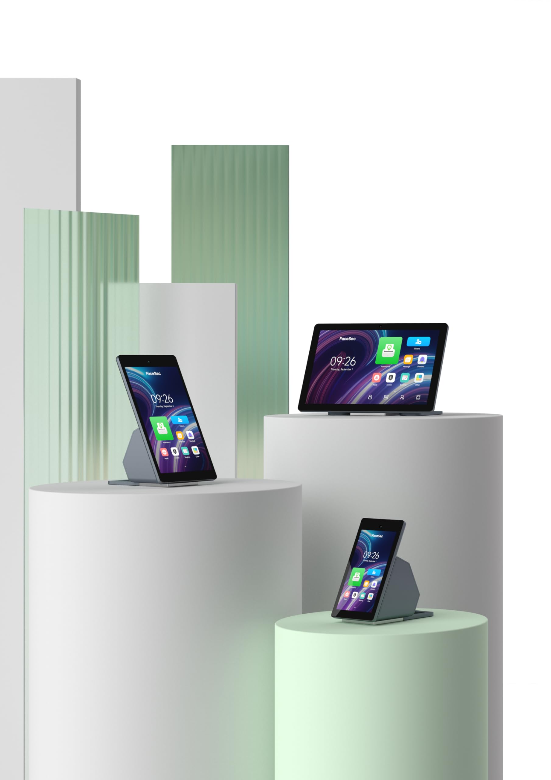 FaceSec（フェイスセック） 据え置きタイプ 5.5インチ AI顔認証 勤怠