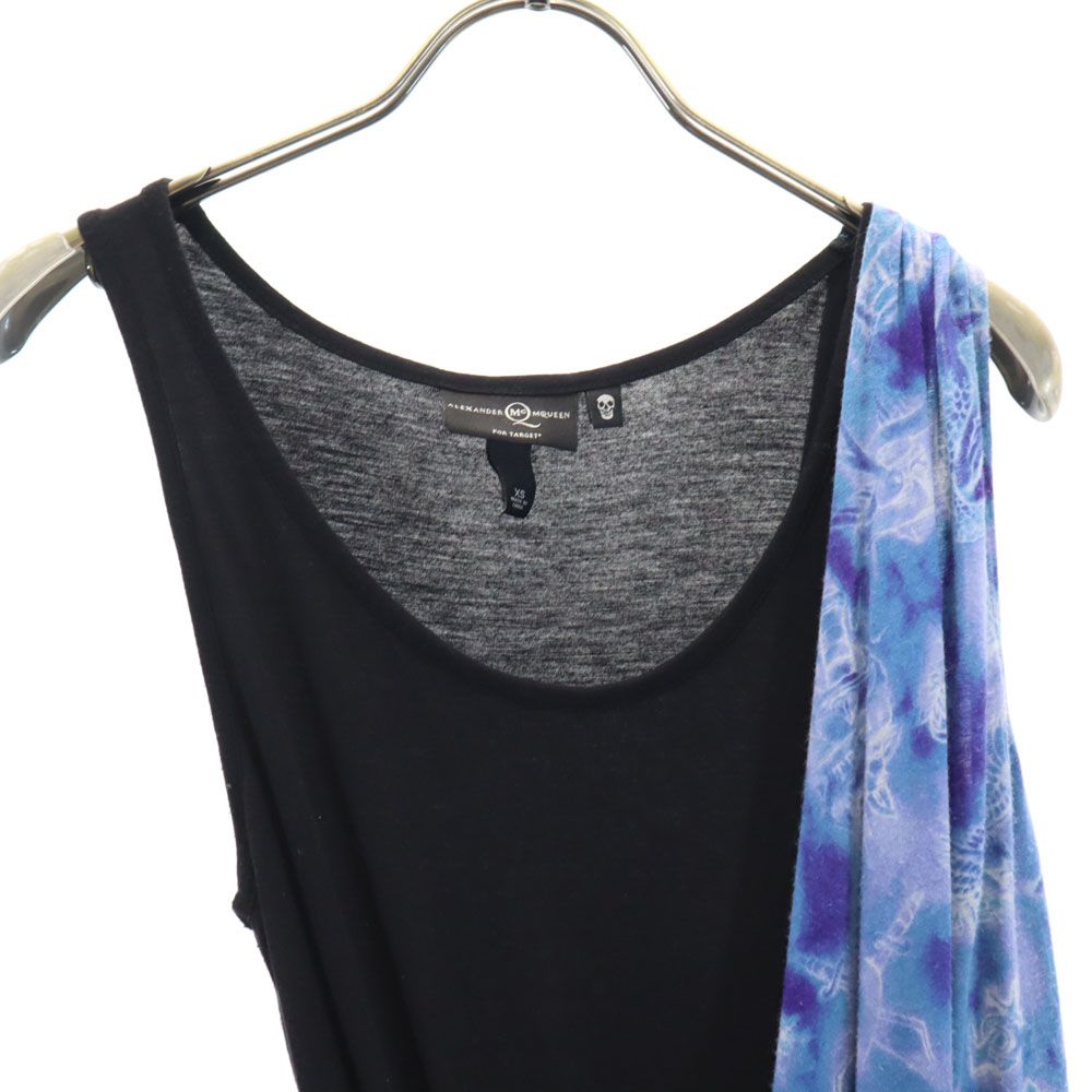 デザイン タンクトップ XS ブラック系 レディース デザイン タンクトップ XS ブラック系 レディース