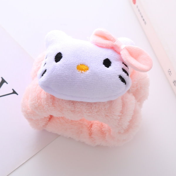 Qoo10] ins リストバンド 洗顔用 シュシュ