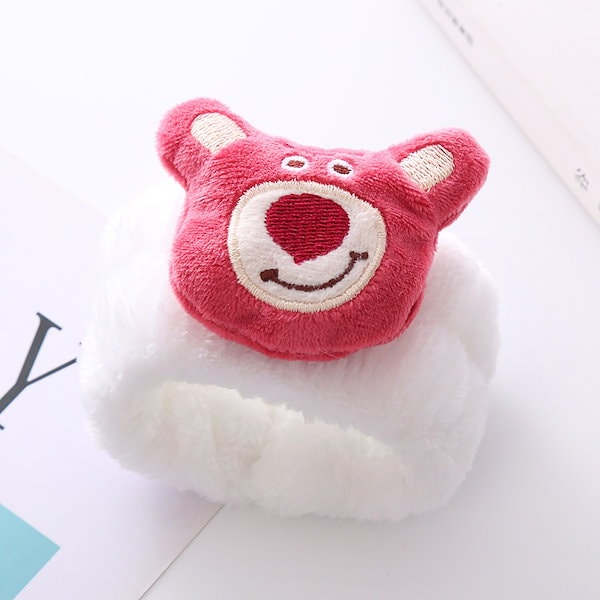 Qoo10] ins リストバンド 洗顔用 シュシュ