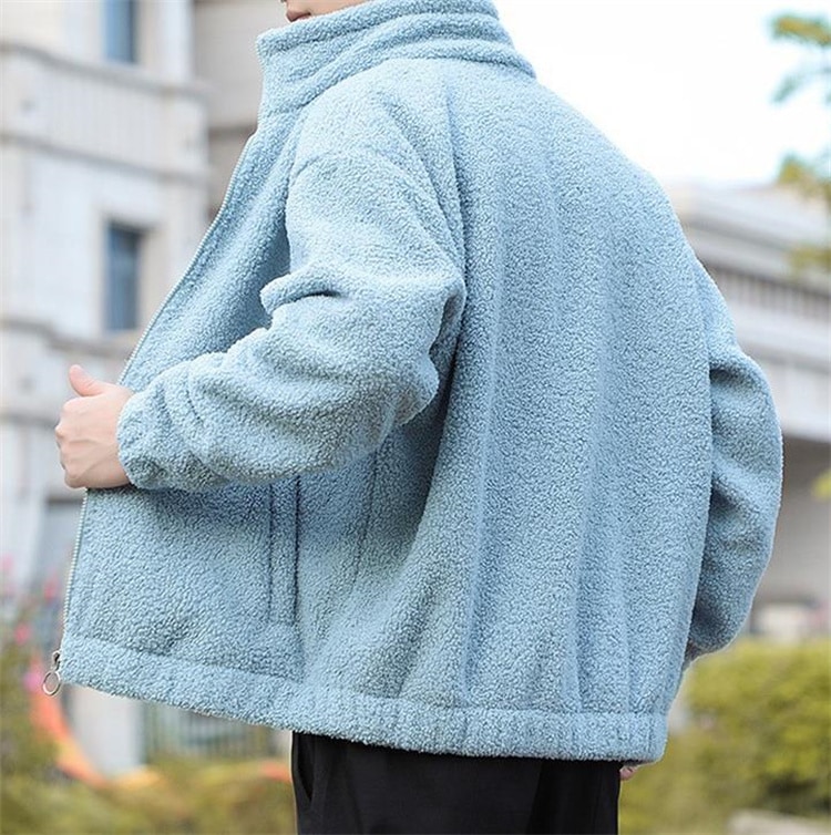 INSスタイル メンズ 冬 トレンド 綿入れ カップル服 子羊の毛皮のコート スリム コート 暖かい 厚手 厚め 保温 綿服 チェスターコート INSスタイル メンズ 冬 トレンド 綿入れ カップル服 子羊の毛皮のコート スリム コート 暖かい 厚手 厚め 保温 綿服 チェスターコート