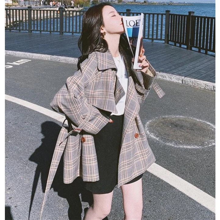 春服トレンチコートレディーススプリングコートショート丈
