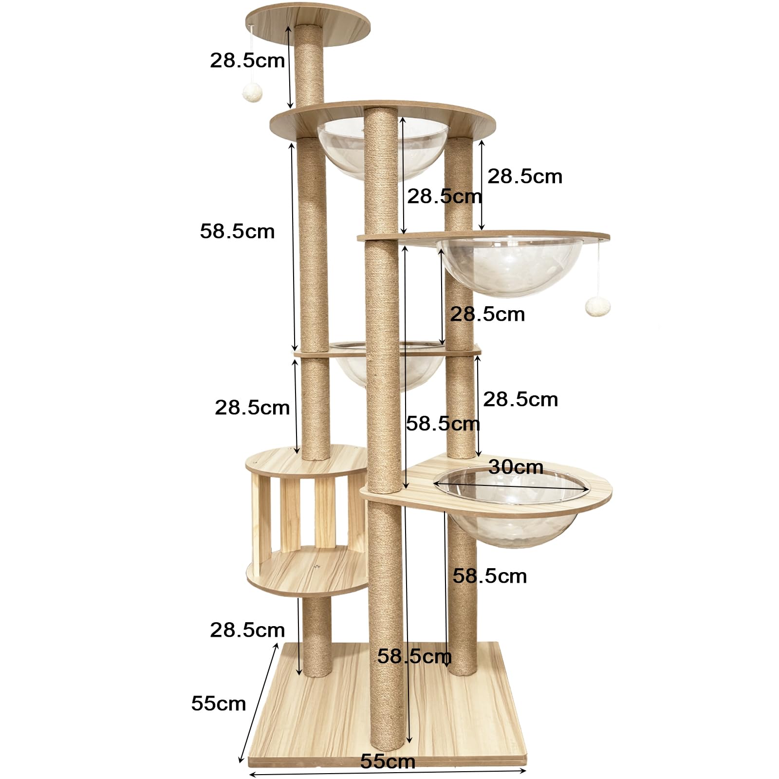 キャットタワー 木製 スリム 4 宇宙船型 固定式 厚板 キャットハウス 猫 爪とぎボード 大型猫用 猫通路 多頭飼い おしゃれ かわいい 猫用 猫階段 安定性が高い 運動不足解消 突っ張り金具付き キャットタワー 木製 スリム 4 宇宙船型 固定式 厚板 キャットハウス 猫 爪とぎボード 大型猫用 猫通路 多頭飼い おしゃれ かわいい 猫用 猫階段 安定性が高い 運動不足解消 突っ張り金具付き